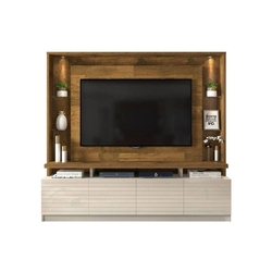 Home Theater DJ Móveis Italian p/ TV até 60 Duna/White Menor preço em Home Theater DJ Móveis Italian p/ TV até 60 Duna/White