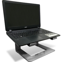 Suporte Para Notebook Laptop Stand Dj Em Aço Macbook Prata Menor preço em Suporte Para Notebook Laptop Stand Dj Em Aço Macbook Prata