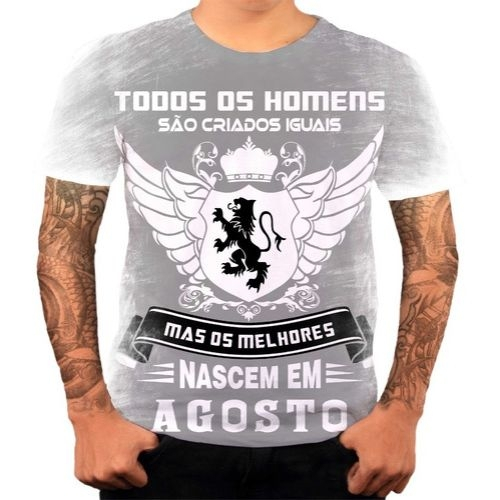 camisetas personalizadas mes de agosto