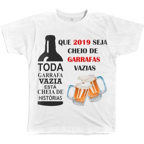 camisa personalizada ano novo