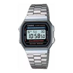 relogio digital prata retrô vintage masculino feminino Menor preço em relogio digital prata retrô vintage masculino feminino