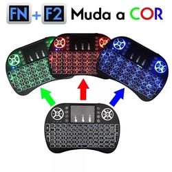 Mini Teclado Air Mouse Touch Sem Fio Wireless Com Luz é boa?
