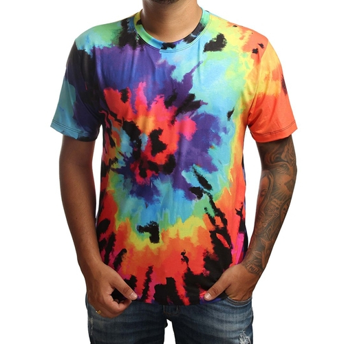 camiseta tie dye masculina