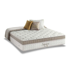 Colchão de Molas Pocket King Size Espuma Viscoelástico com Látex Natural e Espuma Visco Gel Soft Pillow Euro Top Luxuoso Impressione Anjos Bege - 193x203x42 Menor preço em Colchão de Molas Pocket King Size Espuma Viscoelástico com Látex Natural e Espuma Visco Gel Soft Pillow Euro Top Luxuoso Impressione Anjos Bege - 193x203x42