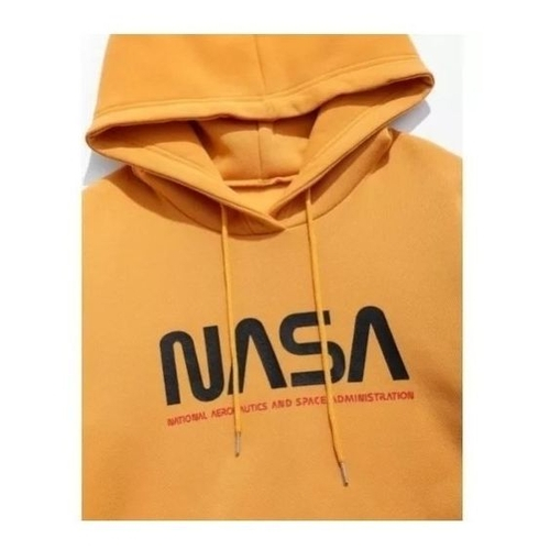 nasa yellow moletom com capuz