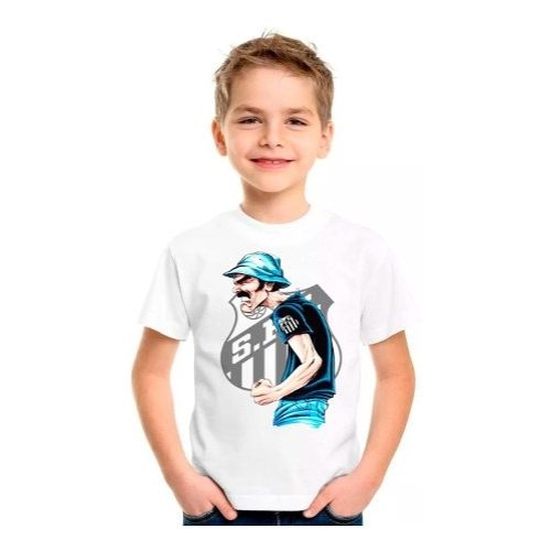 Camisa do santos infantil personalizada Clearance