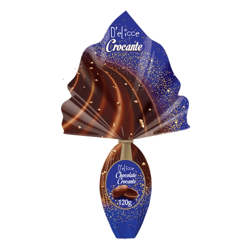 Foto 1 - Ovo De Páscoa Crocante 120g Delicce