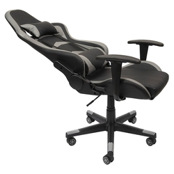 Cadeira Gamer Profissional Giratória Cinza Menor preço em Cadeira Gamer Profissional Giratória Cinza