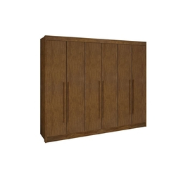 Guarda Roupa Casal 6 Portas de Abrir 6 Gavetas 100% em MDF New Athos D'doro Ipê Menor preço em Guarda Roupa Casal 6 Portas de Abrir 6 Gavetas 100% em MDF New Athos D'doro Ipê