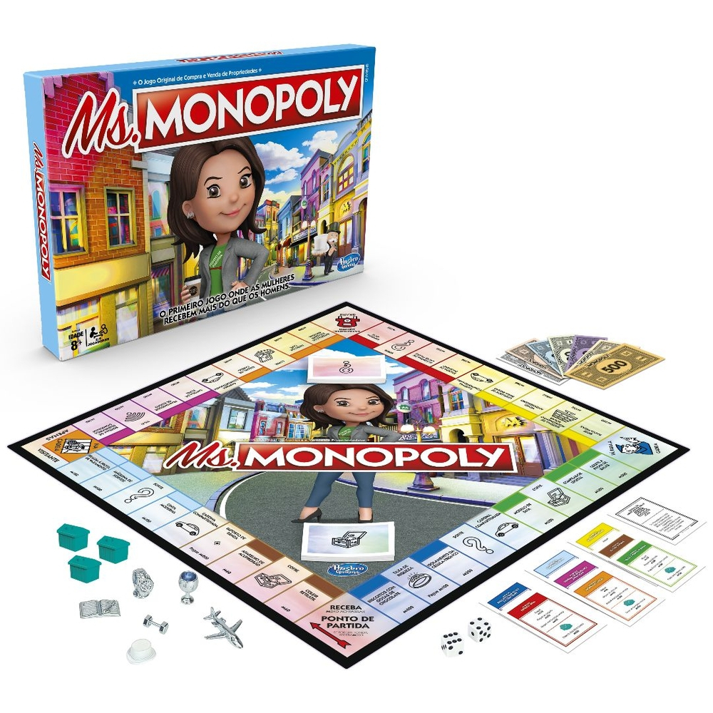 Jogo Ms Monopoly - E8424 - Hasbro
