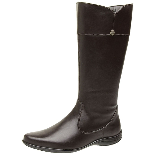 bota feminina cano medio rasteira