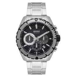 Relogio Orient Analogico MBSSC197 G1SX Cronografo em Prata Mostrador Preto Menor preço em Relogio Orient Analogico MBSSC197 G1SX Cronografo em Prata Mostrador Preto