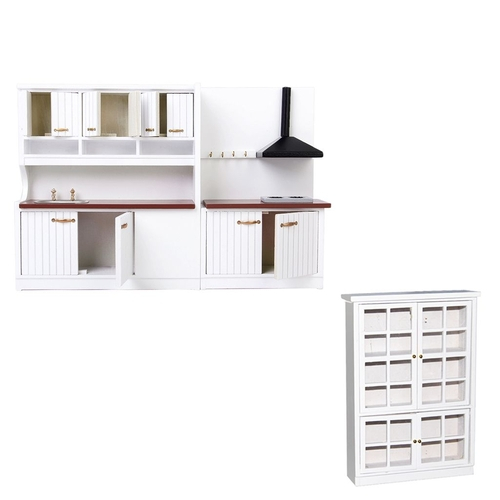 1//12 Móveis Miniatura Da Casa De Boneca Mão Lavatório Banheiro Acessórios Para Cozinha