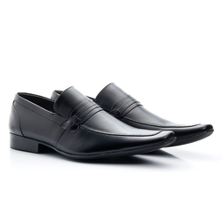 Sapato Social Estilo Italiano Bigioni em Couro 359 Preto Menor preço em Sapato Social Estilo Italiano Bigioni em Couro 359 Preto