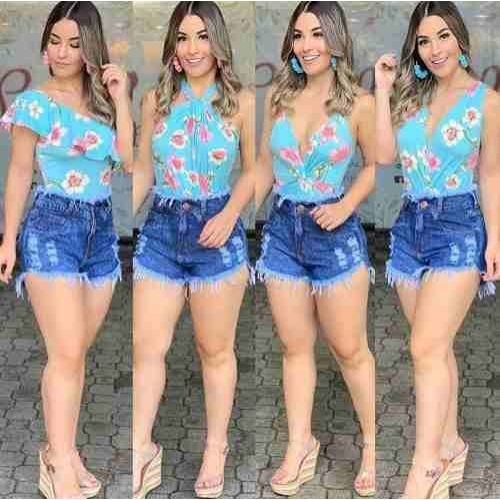 shorts hot pants cintura alta
