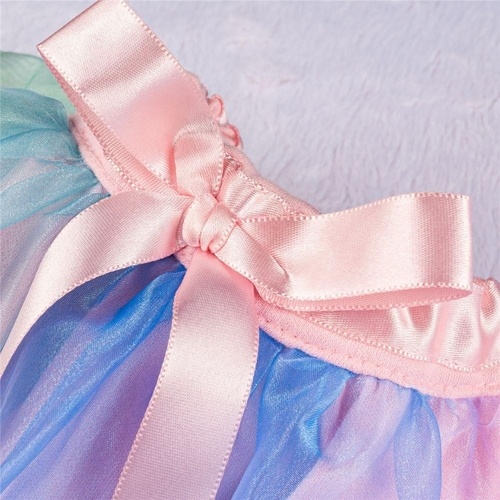 saia de organza infantil