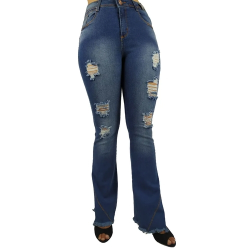 calça jeans jezzian flare