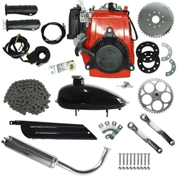 Super Kit Motor Bicicleta Motorizada 4 Tempos 49CC Gasolina Completo Importway IWMB-049G Prata Menor preço em Super Kit Motor Bicicleta Motorizada 4 Tempos 49CC Gasolina Completo Importway IWMB-049G Prata