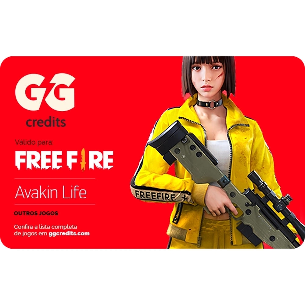 Gift Card Digital Free Fire E Outros Jogos Gg Credits R 50 Nas Americanas
