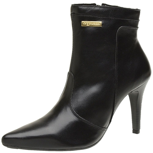 bota preta salto fino cano curto