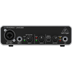 Interface De Áudio U-phoria Umc22 Behringer é ruim? Interface De Áudio U-phoria Umc22 Behringer é boa?