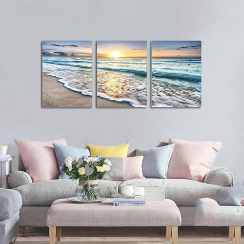 Get Praia da lona arte da parede For Free