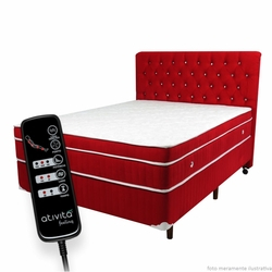 Colchão Magnético Infravermelho Longo Energia Bio Quântico Massageador Casal Padrão Vermelho é boa?