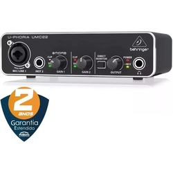 Interface De Audio Behringer Umc22 Menor preço em Interface De Audio Behringer Umc22