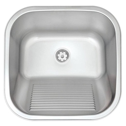 Tanque Aço Inox Encaixe 50x40 Acetinado 94400/107-Tramontina Menor preço em Tanque Aço Inox Encaixe 50x40 Acetinado 94400/107-Tramontina