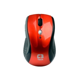 Mouse sem Fio 1600DPI M-W012 RD Vermelho C3 TECH- Menor preço em Mouse sem Fio 1600DPI M-W012 RD Vermelho C3 TECH-