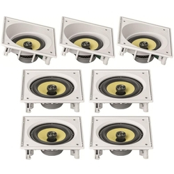 Kit JBL 7.0 Caixas de embutir 3 peças CI6SA + 4 peças CI6S Branco Menor preço em Kit JBL 7.0 Caixas de embutir 3 peças CI6SA + 4 peças CI6S Branco