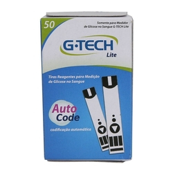 Tiras Reagentes G-Tech Lite (caixa com 50 unidades) Menor preço em Tiras Reagentes G-Tech Lite (caixa com 50 unidades)