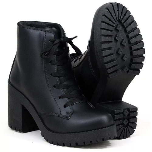 bota coturno feminina menor preço