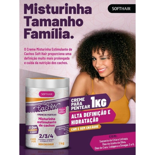 Qual o preço do(a)Softhair Creme de Pentear Misturinha Estimulante de Cachos 1Kg Softhair Creme de Pentear Misturinha Estimulante de Cachos 1Kg
