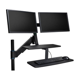 Suporte 2 Monitores e Estação de Trabalho - Sistema SmartFit Menor preço em Suporte 2 Monitores e Estação de Trabalho - Sistema SmartFit