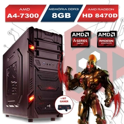 Computador Gamer GT AMD A4 7300 8GB HD8470D 500GB Kit Gamer Menor preço em Computador Gamer GT AMD A4 7300 8GB HD8470D 500GB Kit Gamer