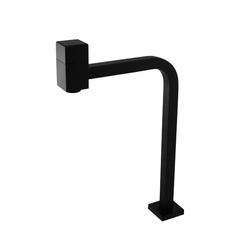 Torneira para Banheiro de Mesa Link Quadrada Alta 90º Preto Fosco Menor preço em Torneira para Banheiro de Mesa Link Quadrada Alta 90º Preto Fosco