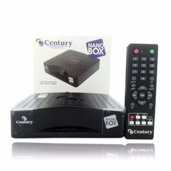 Receptor Century Nanobox Analógico Para Antena Parabólica Menor preço em Receptor Century Nanobox Analógico Para Antena Parabólica