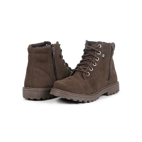 bota de couro legitimo masculina