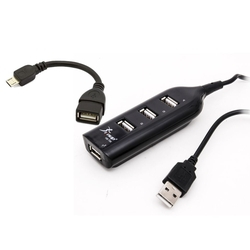 HUB Adaptador USB 2.0 4 Portas Extensão USB com Cabo OTG Tipo C é boa?