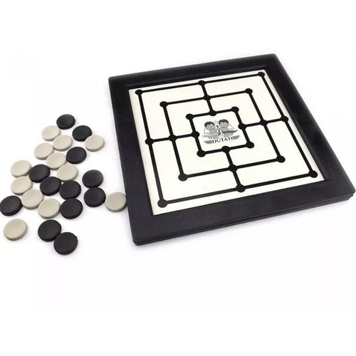 JOGO DAMA/TRILHA 2 EM 1 24X24CM 002 - DUTATI - Megamix Comercial