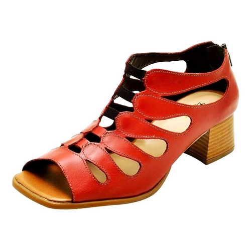 sandalia retro salto baixo