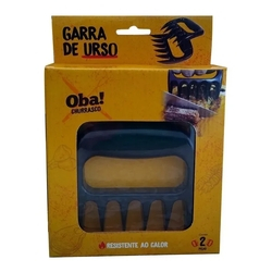 Kit 2 Garras de Urso para Churrasco Desfiador Menor preço em Kit 2 Garras de Urso para Churrasco Desfiador