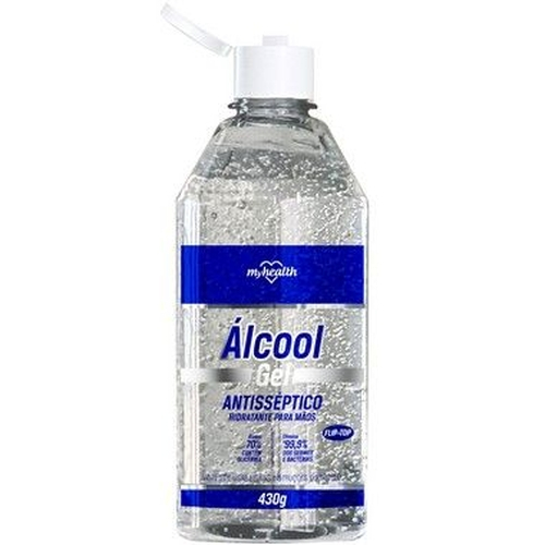 ÁLCOOL GEL 70 ANTISSÉPTICO MY HEALTH 430g nas americanas