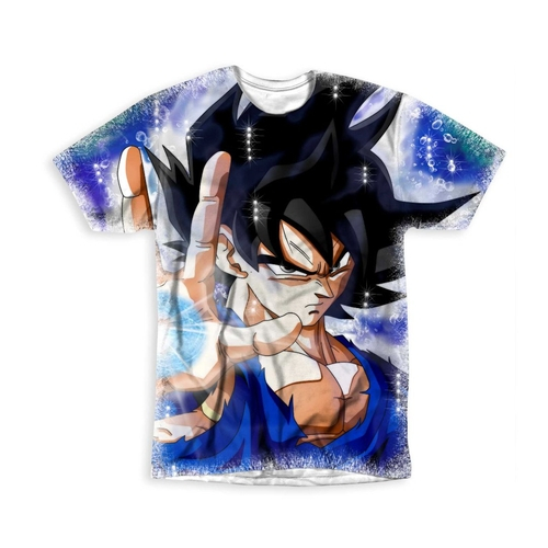 Camiseta Camisa Goku Instinto Superior Completo Dragon Ball