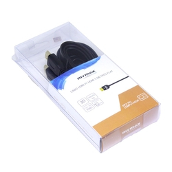 Cabo HDMI para HDMI 5m Flat V1.4 Blister - Preto Menor preço em Cabo HDMI para HDMI 5m Flat V1.4 Blister - Preto