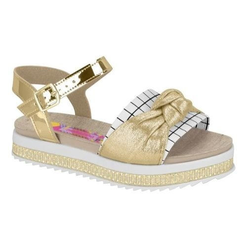 sandalia molekinha plataforma