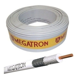 Menor preço em Cabo Coaxial Malha 95% RG 6 Rolo 100 Mts ANATEL