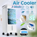 Foto 1 - [220V com 5 cristais de gelo] 5L 3 modos de ar portátil móvel ventilador refrigerador de íon negativo condicionador de purificação de ar purificador de refrigeração umidificador