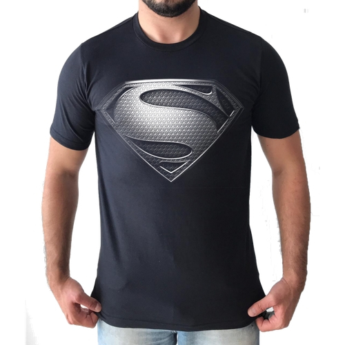 camisa super homem preta